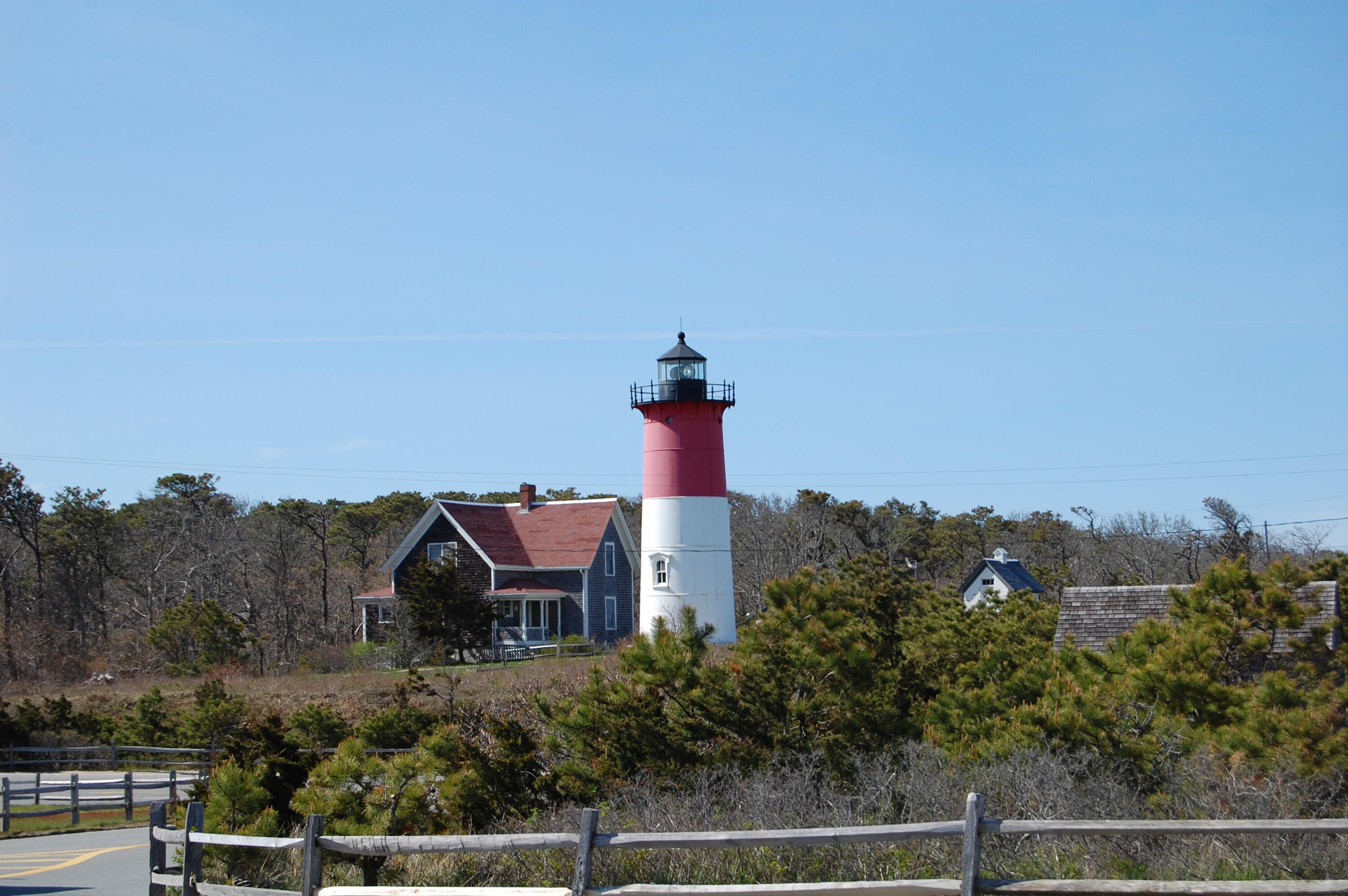 75 Massasoit Road Eastham, MA 02642 - Photo 47 of 49 an aerial view of a house with a yard and mountain view