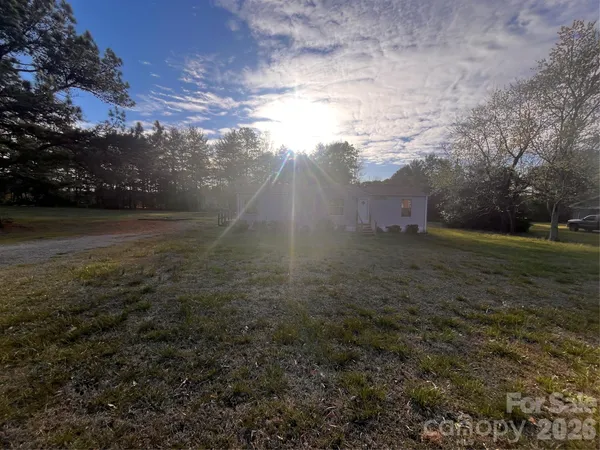 a view of an outdoor space and a yard