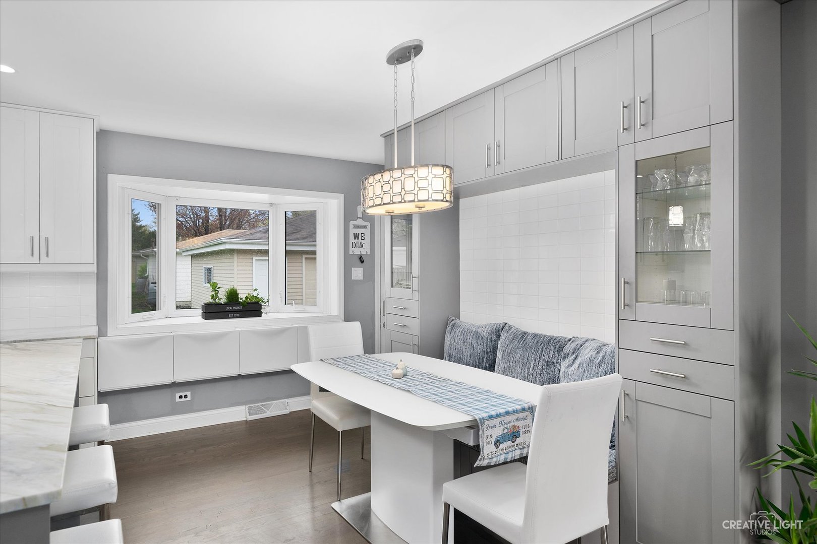 650 West Ronald Drive Addison, IL 60101 - Photo 6 of 14 a view of a dining room with furniture window and wooden floor