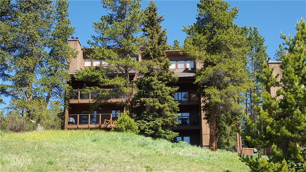 875 4 O Clock Road, Unit D1 Breckenridge, CO 80424 - Photo 19 of 25 a view of a house with a tree and a yard
