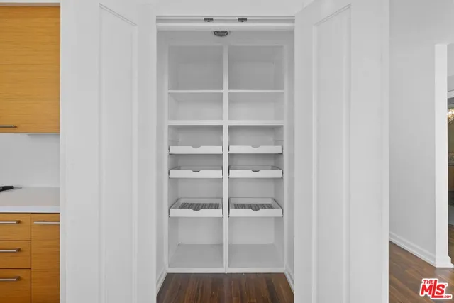 a view of a room with shelf