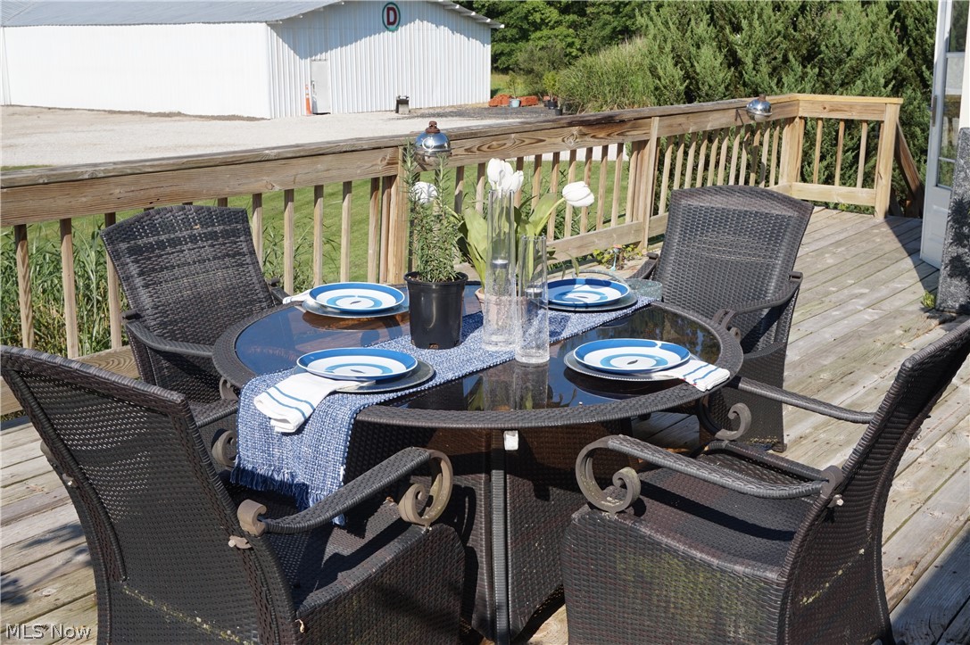 6019 New London Road Ashtabula, OH 44004 - Photo 23 of 47 Enjoy the view while you have dinner on the deck with friend or family.