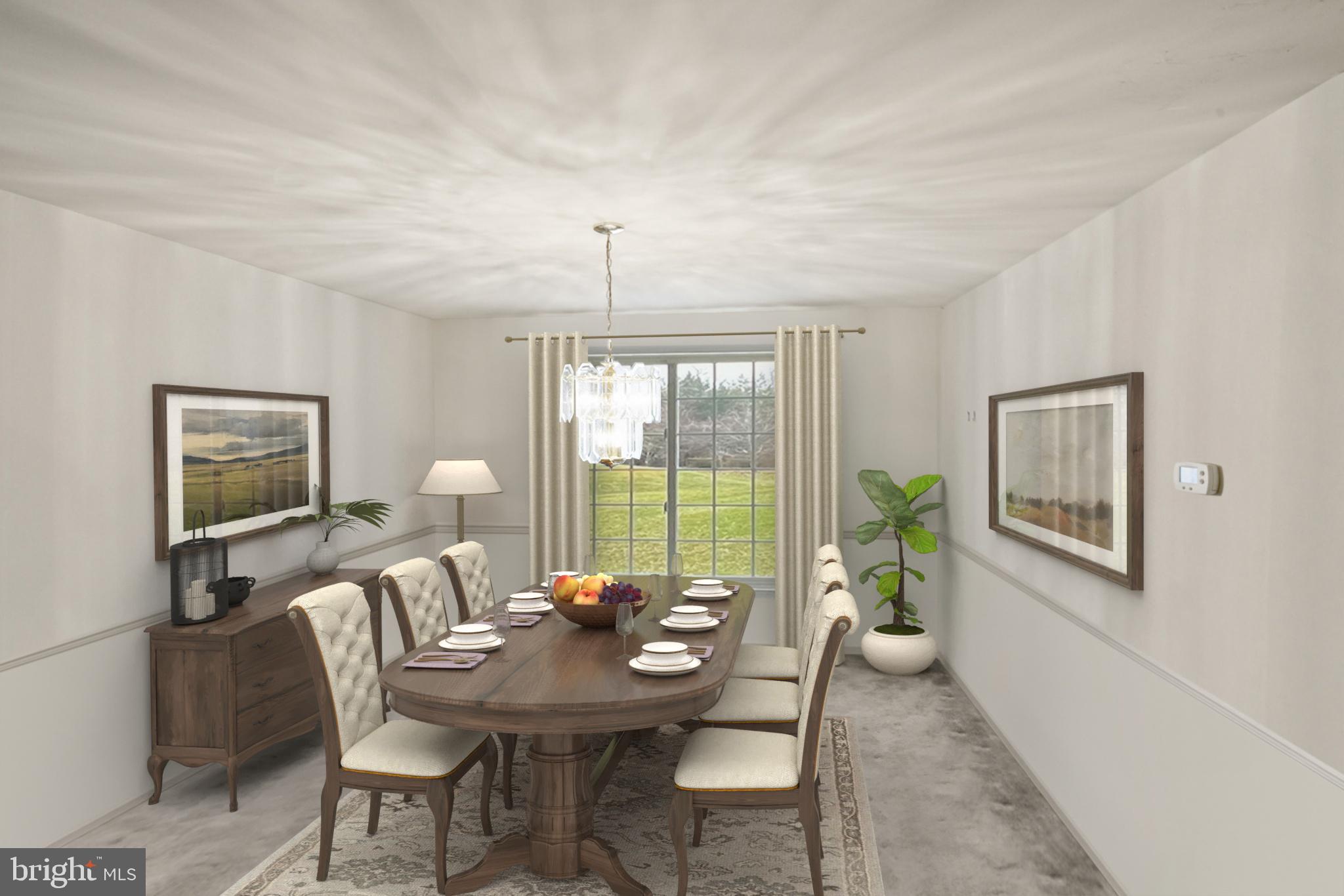 1315 Ardsley Road Swarthmore, PA 19081 - Photo 16 of 44 Formal Dining room virtual staged view 1