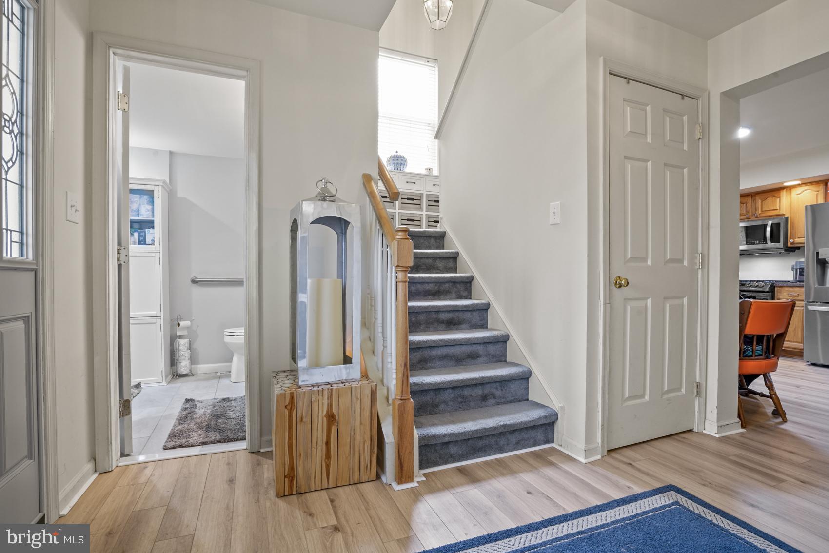 1315 Ardsley Road Swarthmore, PA 19081 - Photo 6 of 44 First floor Hall bathroom and step's view