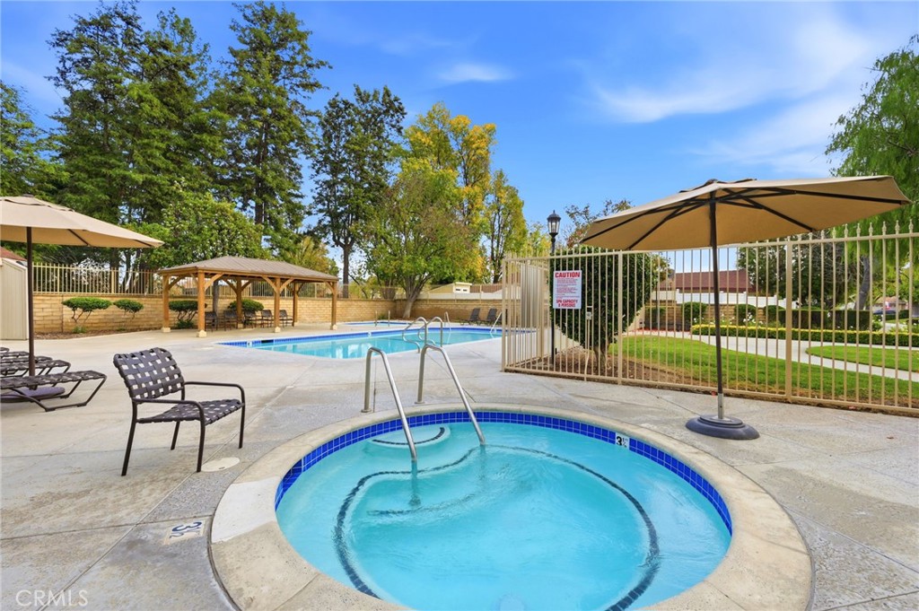 25868 Alegro Drive Valencia, CA 91355 - Photo 34 of 35 a swimming pool with outdoor seating yard and barbeque oven