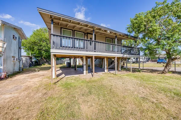 a view of an apartment with a patio
