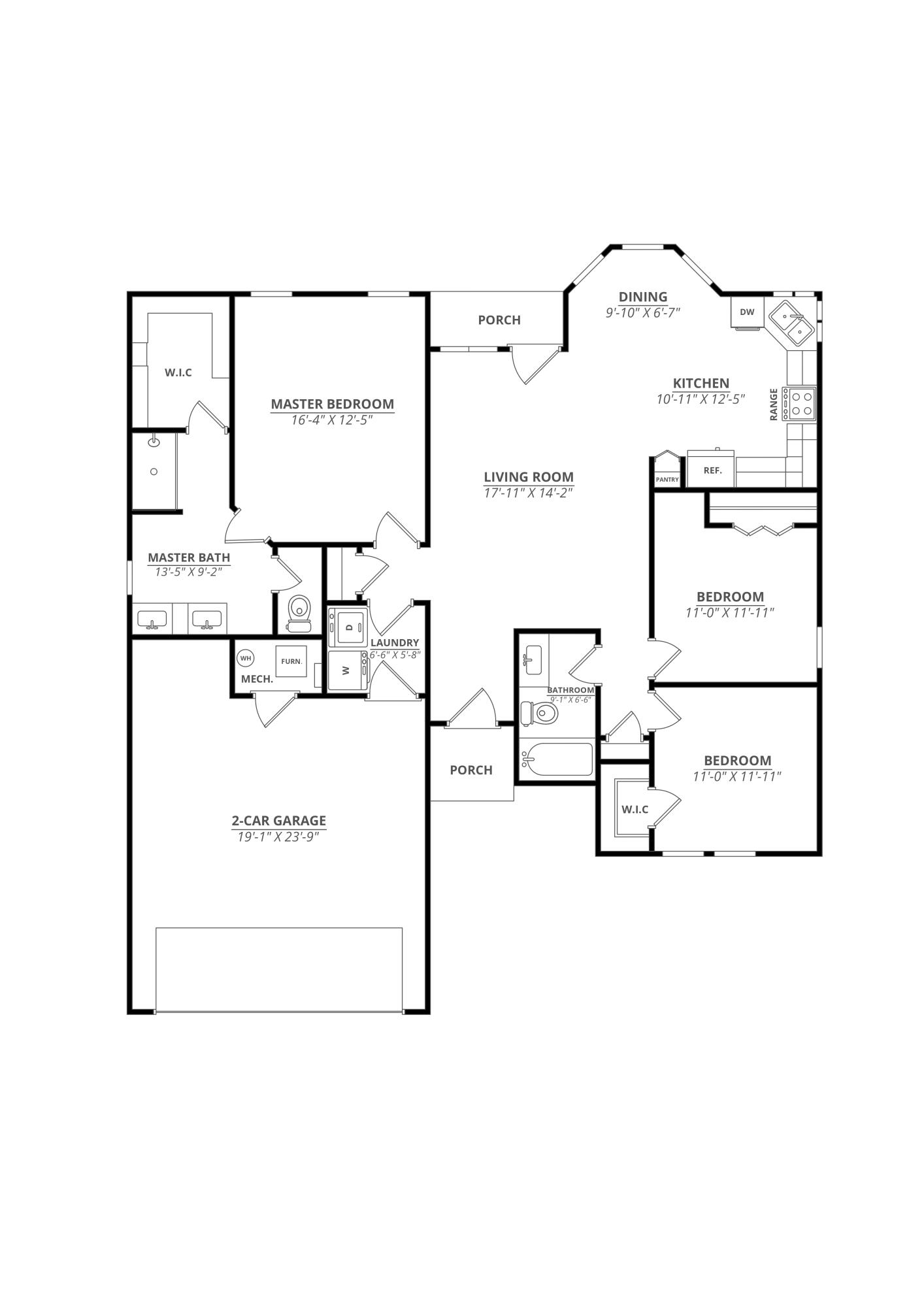 3576 Clinton Way Jackson, MI 49201 - Photo 37 of 37 THE MILTON PLAN