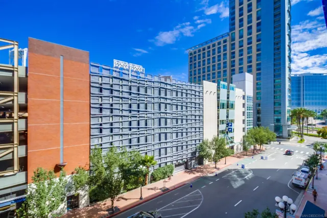 a front view of a building