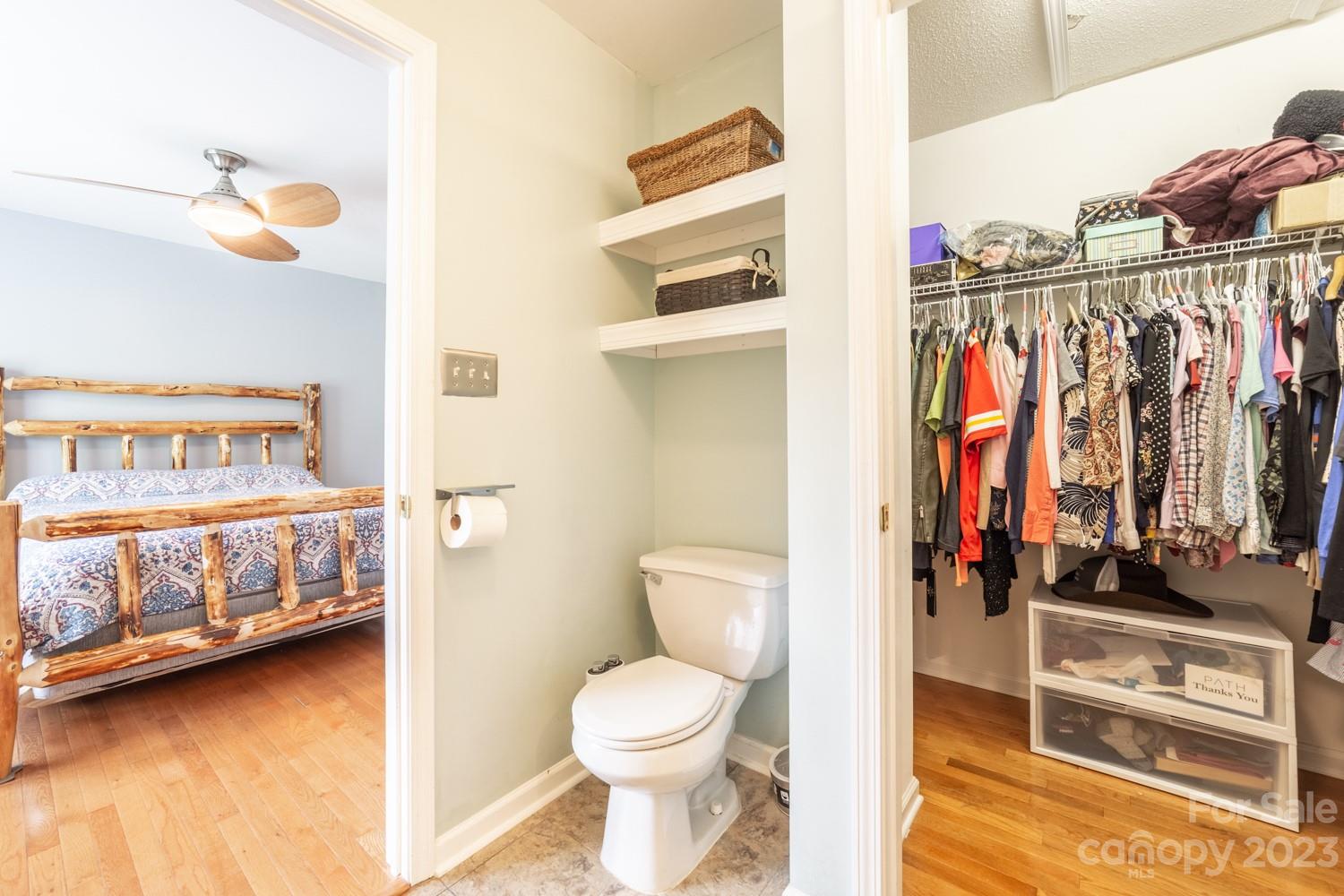 327 Unity Church Road Kings Mountain, NC 28086 - Photo 21 of 30 a bathroom with a toilet and a shower