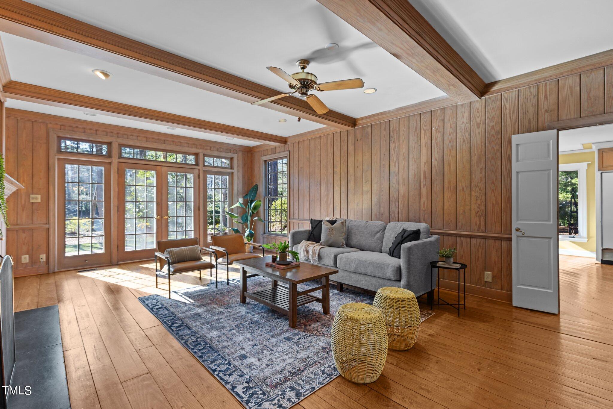 8 Surrey Lane Durham, NC 27707 - Photo 23 of 50 a living room with furniture and a large window