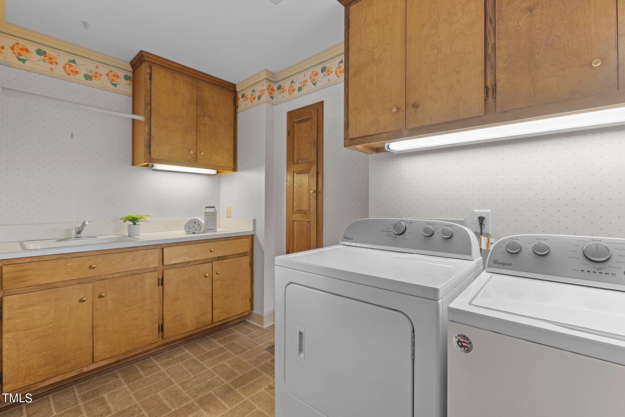 8 Surrey Lane Durham, NC 27707 - Photo 33 of 50 a utility room with dryer and washer