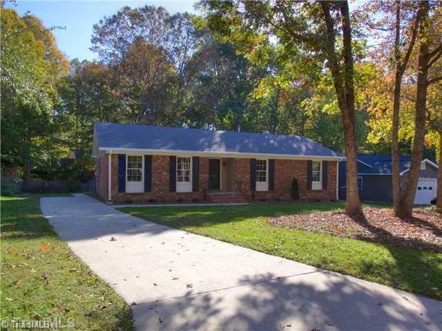 5110 Cheviot Road Greensboro, NC 27455 - Photo 1 of 16 Exterior Front. Welcome home to this remodeled brick ranch!