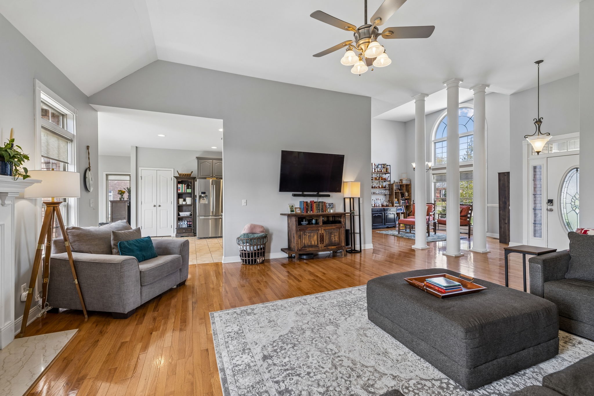 1062 Kacie Drive Pleasant View, TN 37146 - Photo 23 of 67 a living room with furniture and a flat screen tv