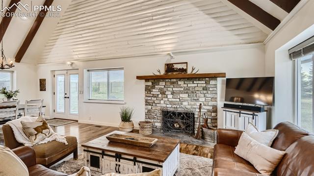 18155 Meridian Road Elbert, CO 80106 - Photo 3 of 41 Wood Burning Fireplace