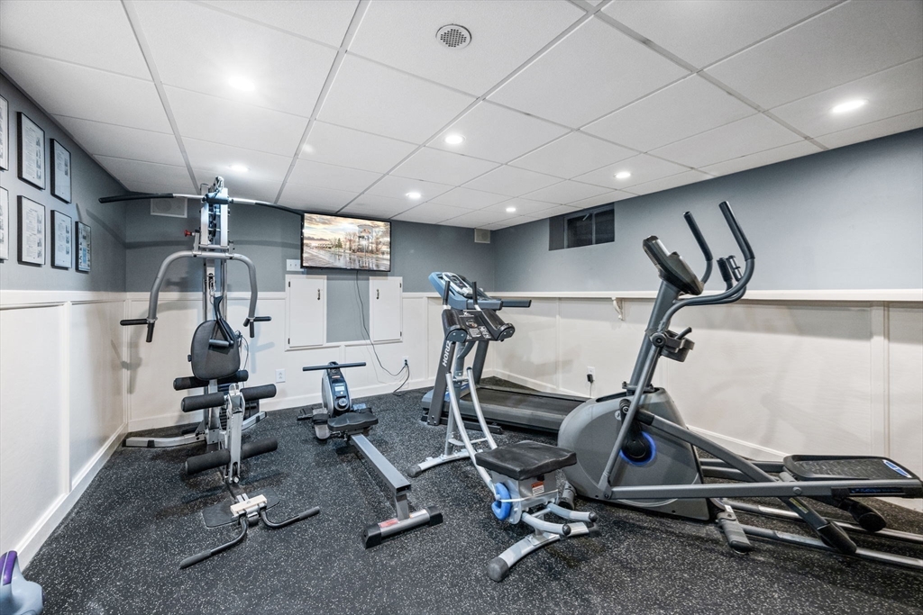 20 Stagecoach Road Topsfield, MA 01983 - Photo 32 of 42 a view of a room with gym equipment