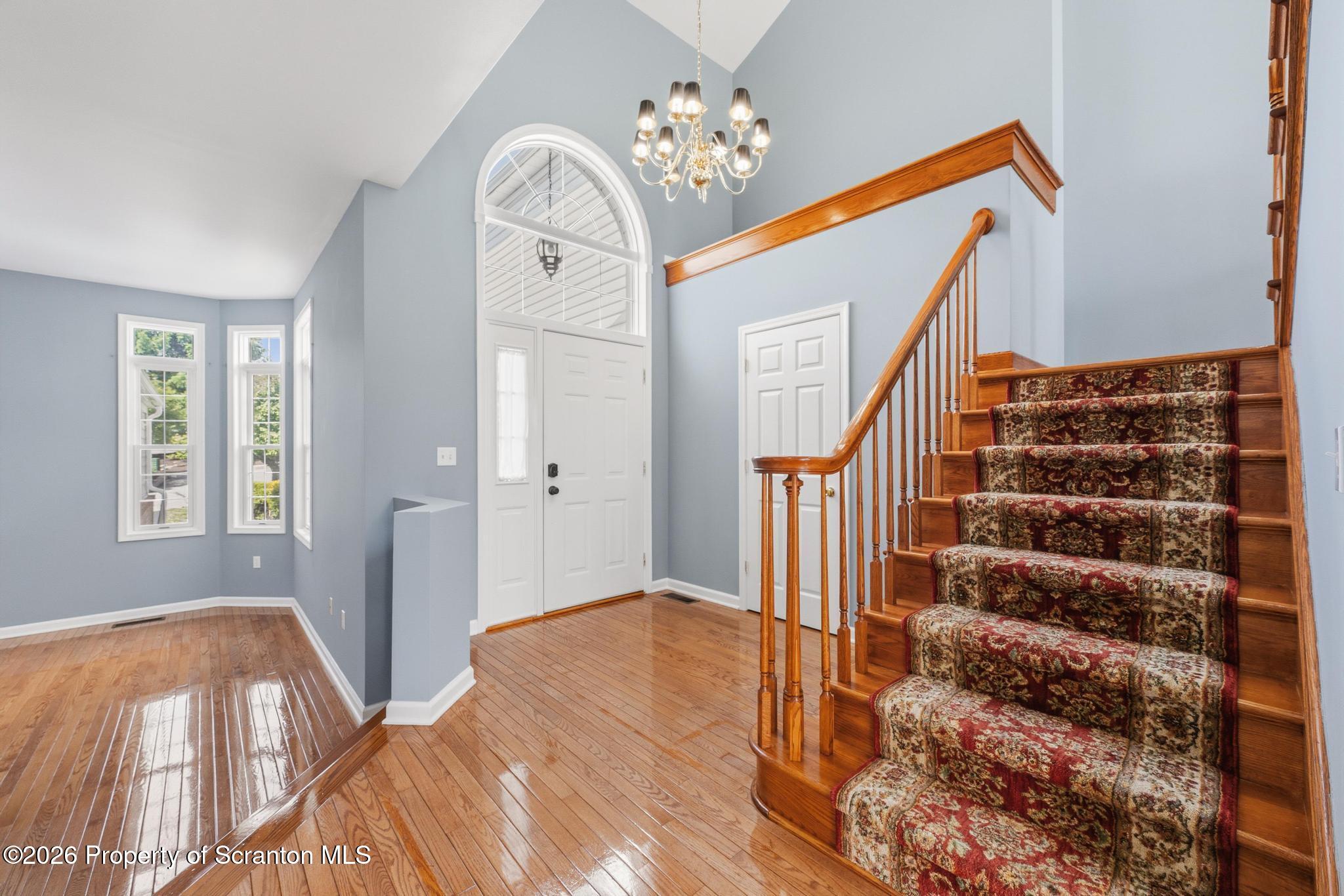 1502 Verne Cl Moosic, PA 18507 - Photo 4 of 46 a view of entryway with wooden floor