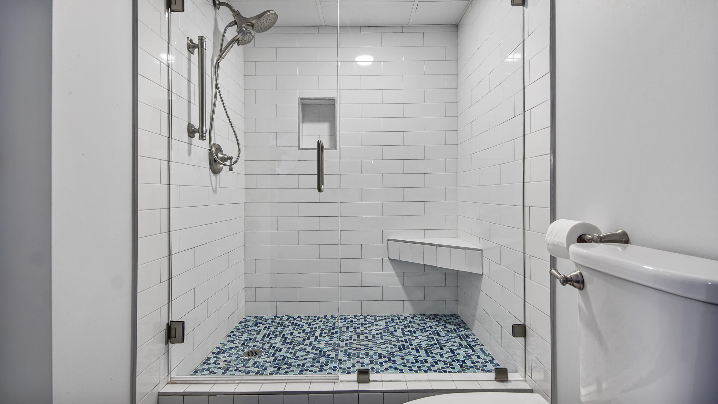 10509 Front Beach Road, Unit 100 Panama City Beach, FL 32408 - Photo 26 of 52 a bathroom with a shower