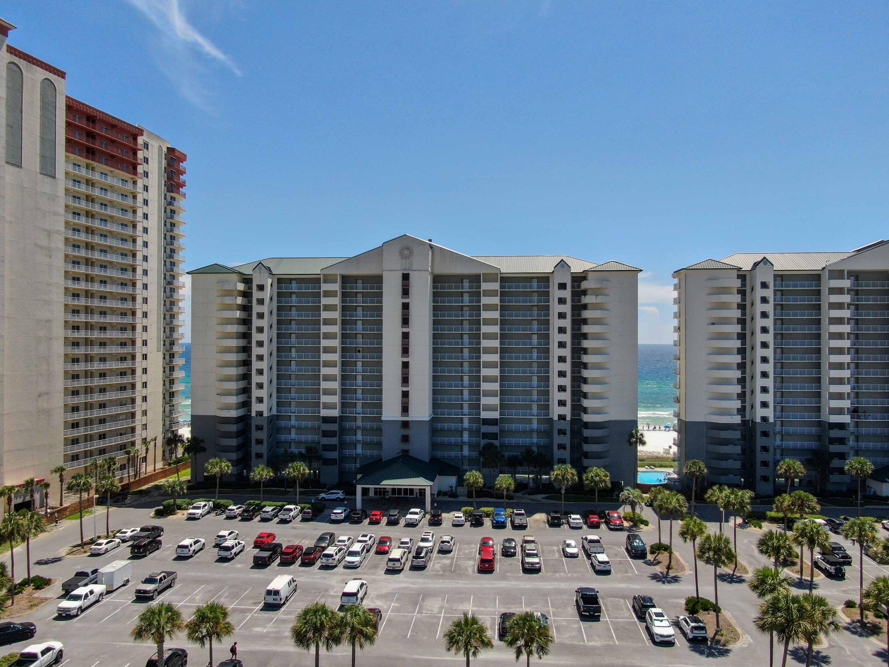 10509 Front Beach Road, Unit 100 Panama City Beach, FL 32408 - Photo 52 of 52 a city view with tall buildings