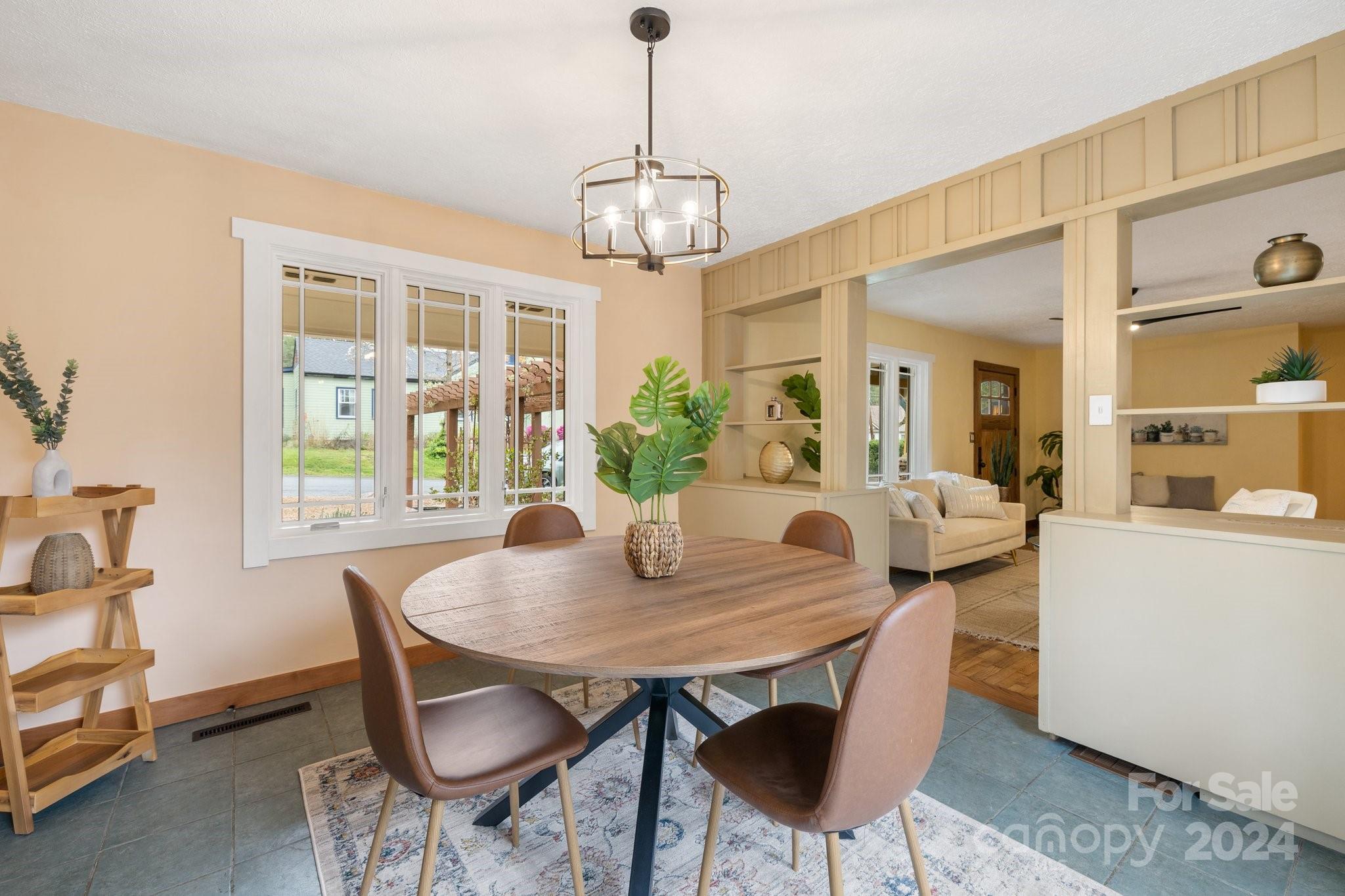 2 Devonshire Place Asheville, NC 28803 - Photo 12 of 47 a view of a dining room with furniture window and outside view