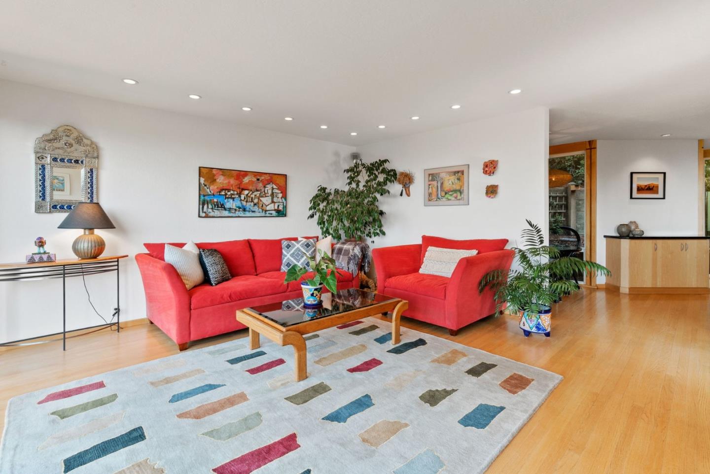 7625 Oak Ridge Road Aptos, CA 95003 - Photo 12 of 67 a living room with furniture and wooden floor