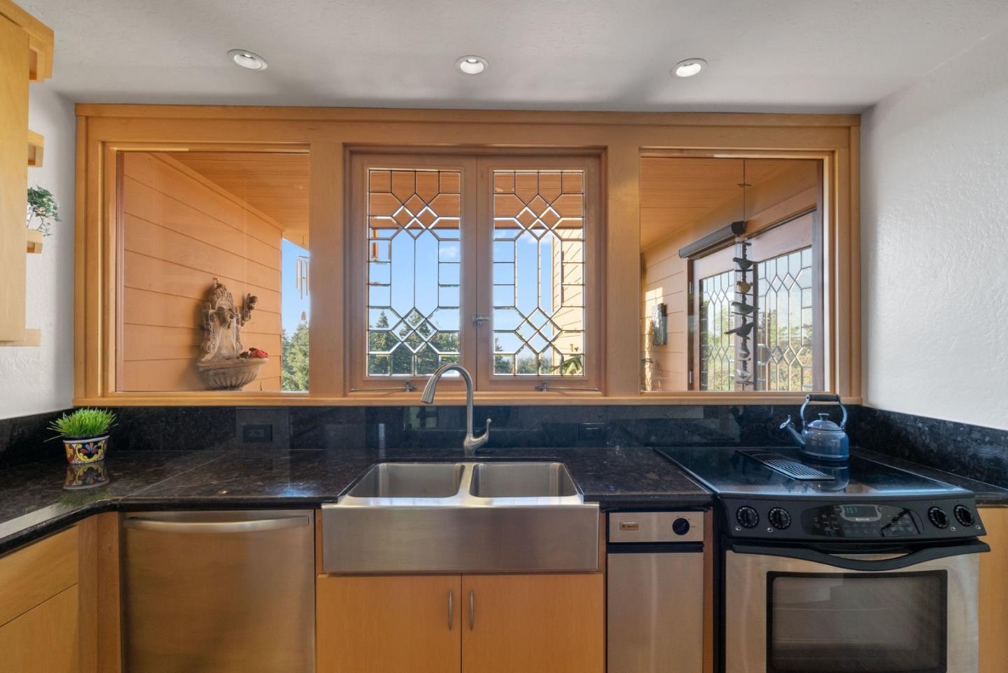 7625 Oak Ridge Road Aptos, CA 95003 - Photo 24 of 67 a kitchen with a stove and a sink