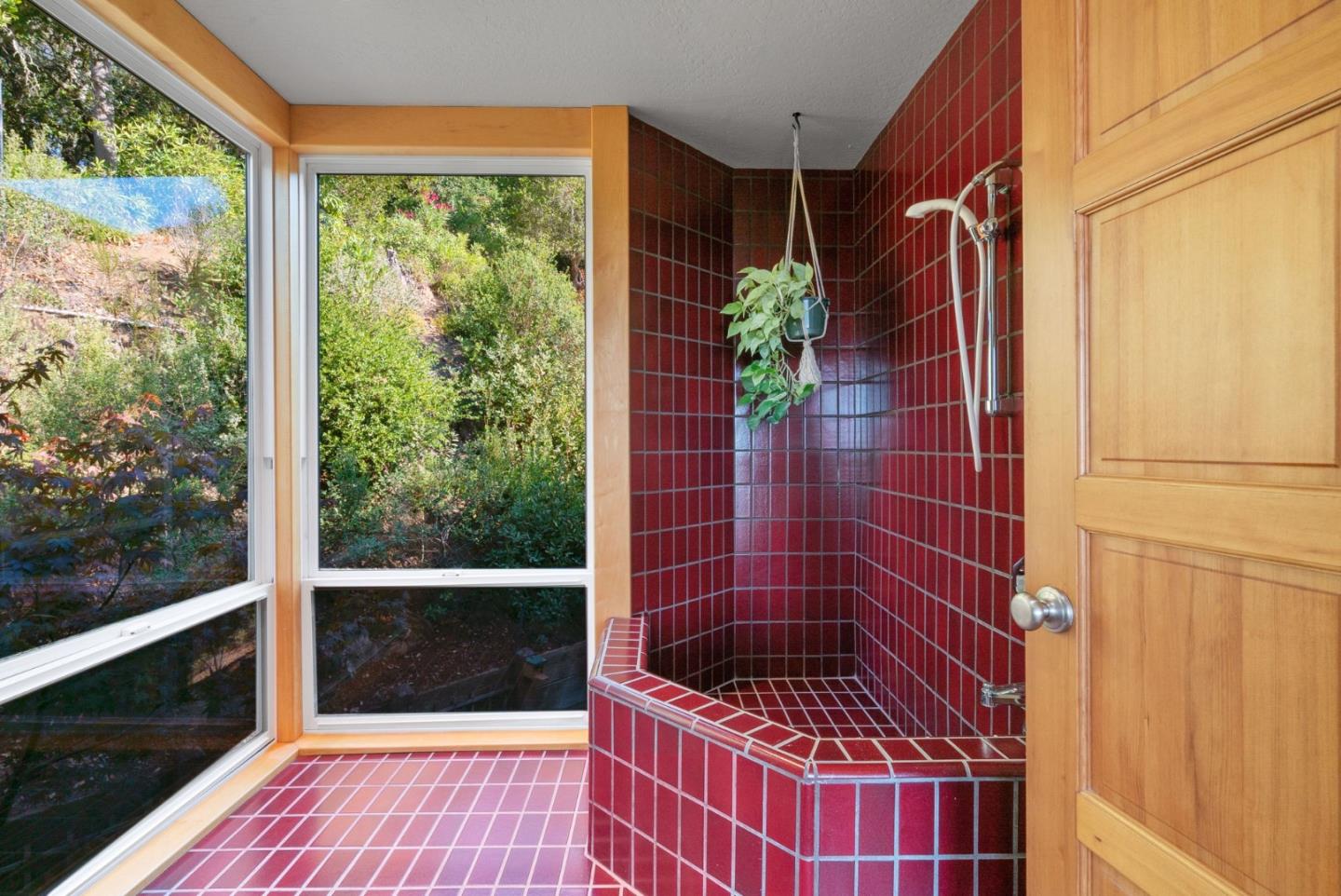 7625 Oak Ridge Road Aptos, CA 95003 - Photo 31 of 67 a bathroom with a shower and a window