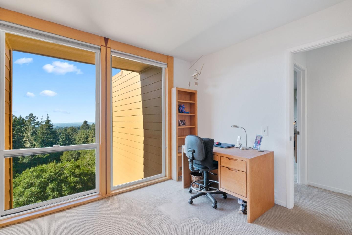 7625 Oak Ridge Road Aptos, CA 95003 - Photo 33 of 67 a view of a workspace with furniture and a window