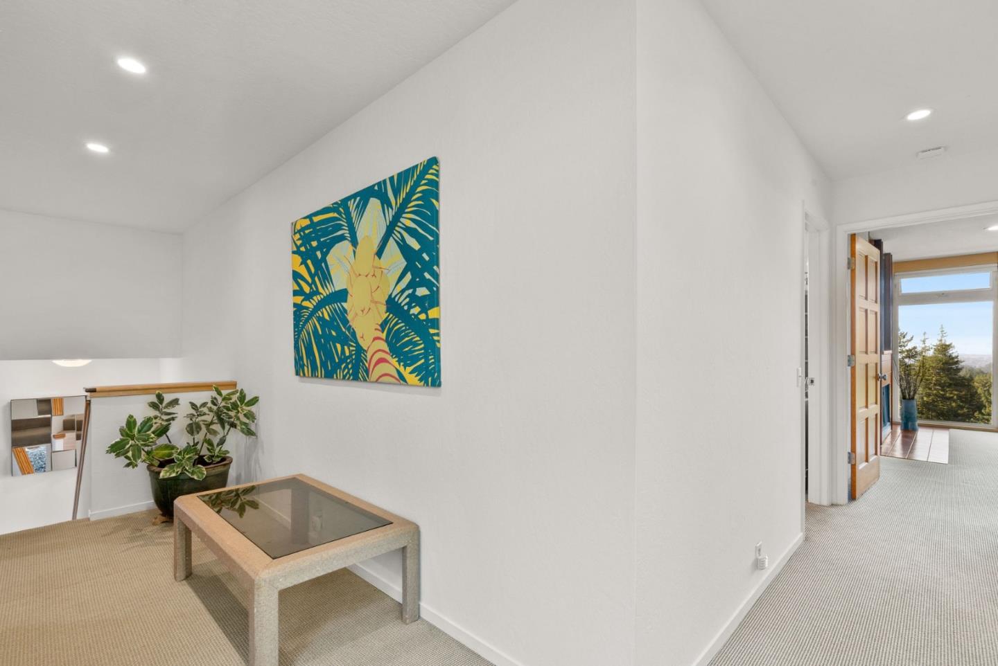 7625 Oak Ridge Road Aptos, CA 95003 - Photo 34 of 67 a white wall with painting on it and a potted plant