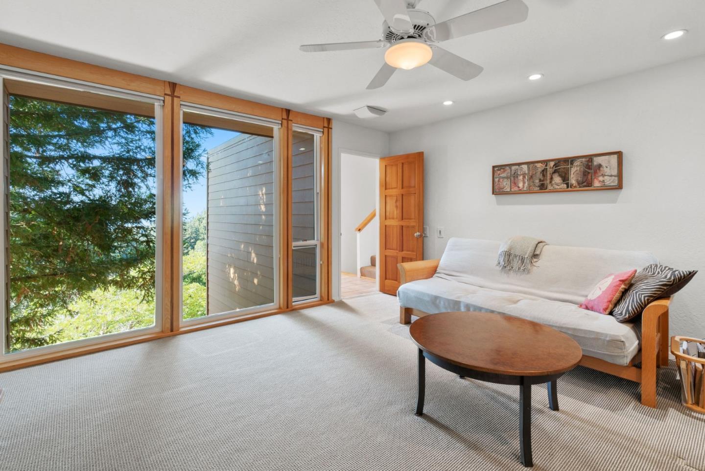 7625 Oak Ridge Road Aptos, CA 95003 - Photo 38 of 67 a living room with furniture and a large window