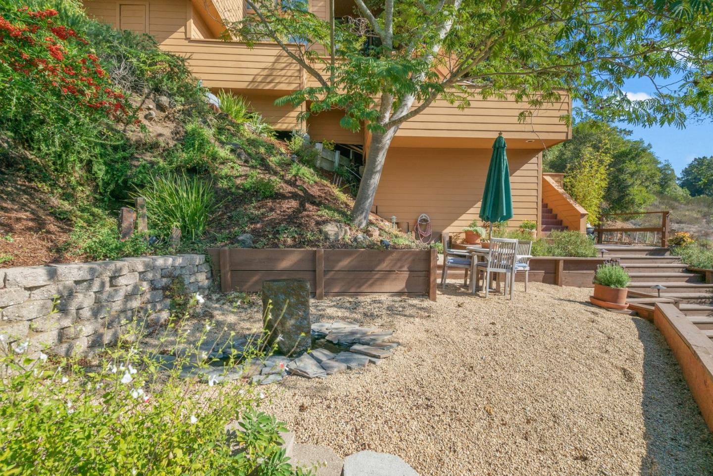 7625 Oak Ridge Road Aptos, CA 95003 - Photo 4 of 67 a view of a house with a yard and sitting area