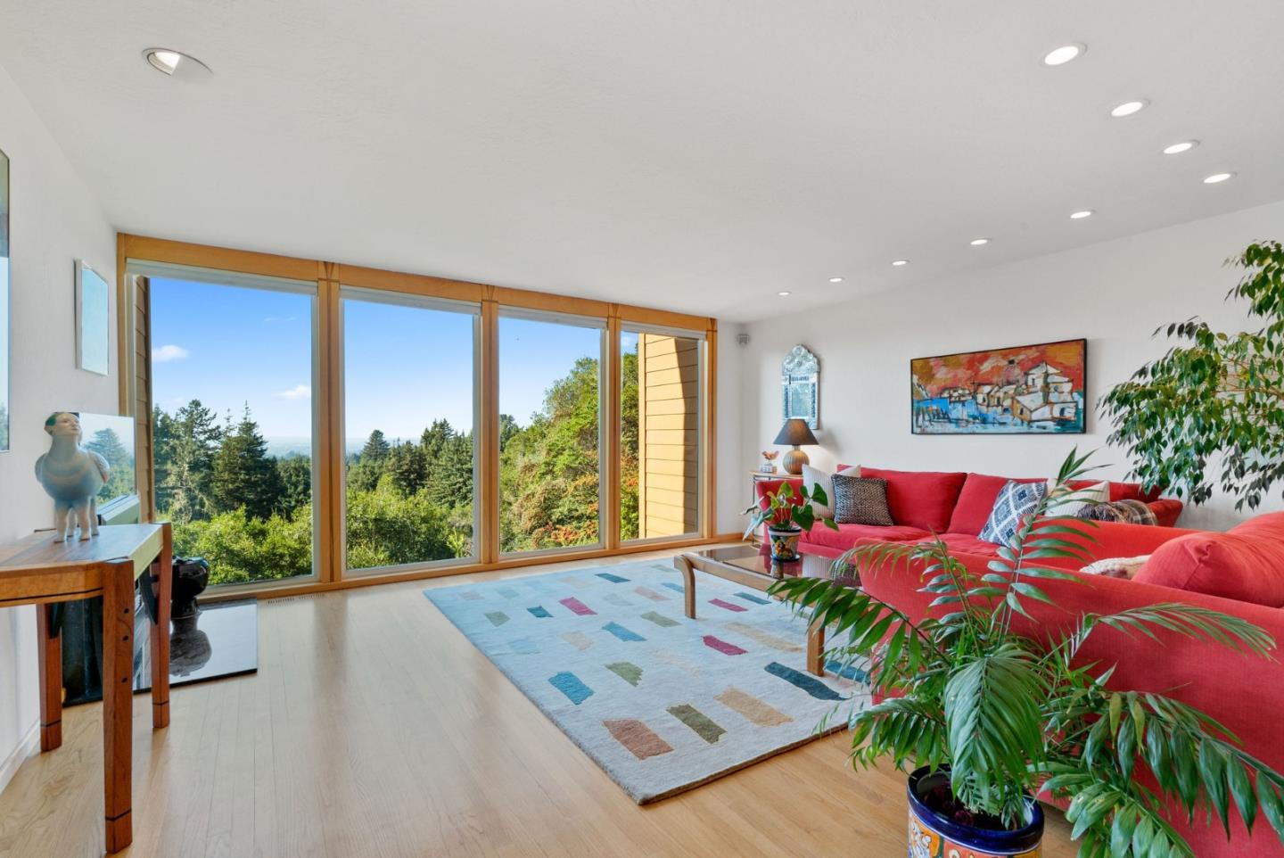 7625 Oak Ridge Road Aptos, CA 95003 - Photo 6 of 67 a living room with furniture and a potted plant