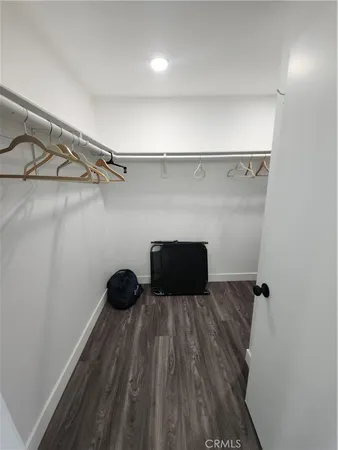 a view of a walk in closet