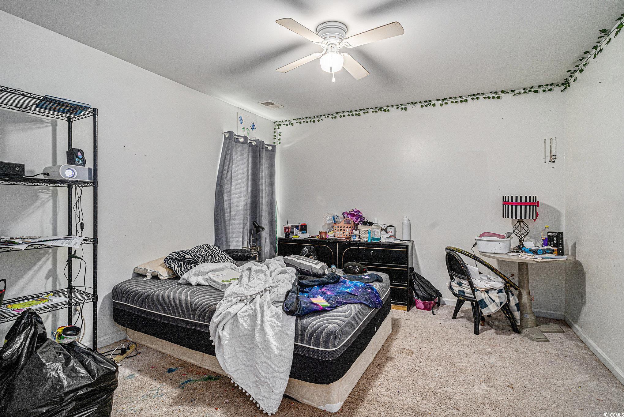 2059 Borgata Loop Longs, SC 29568 - Photo 23 of 34 Bedroom featuring baseboards, ceiling fan, and car
