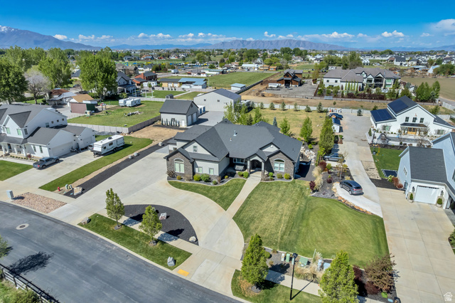 1526 South 500 West Mapleton, UT 84664 - Photo 1 of 54 Aerial view of residential area with mountains
