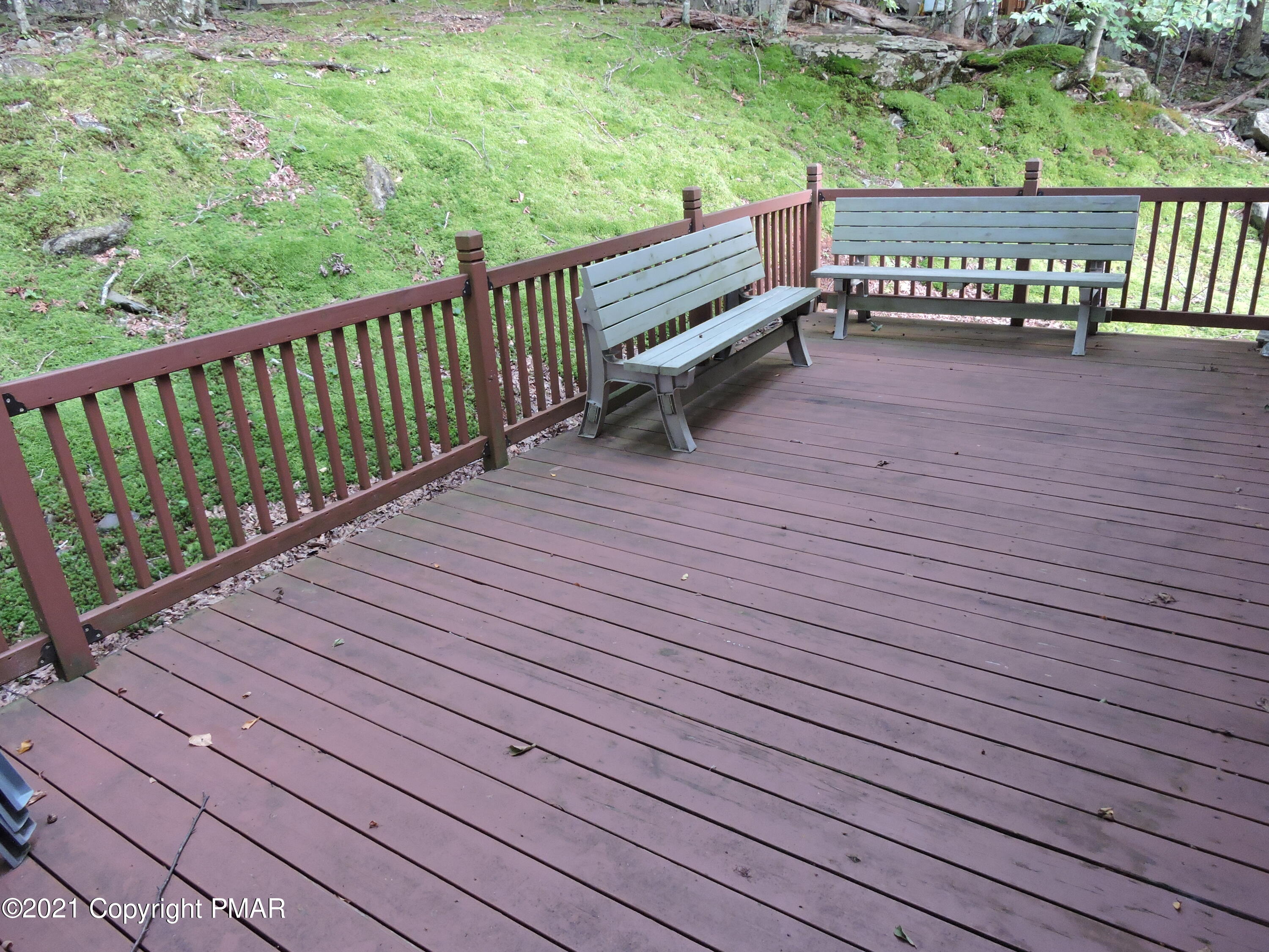 6080 Decker Road Bushkill, PA 18324 - Photo 46 of 48 Alternate Rear Deck View