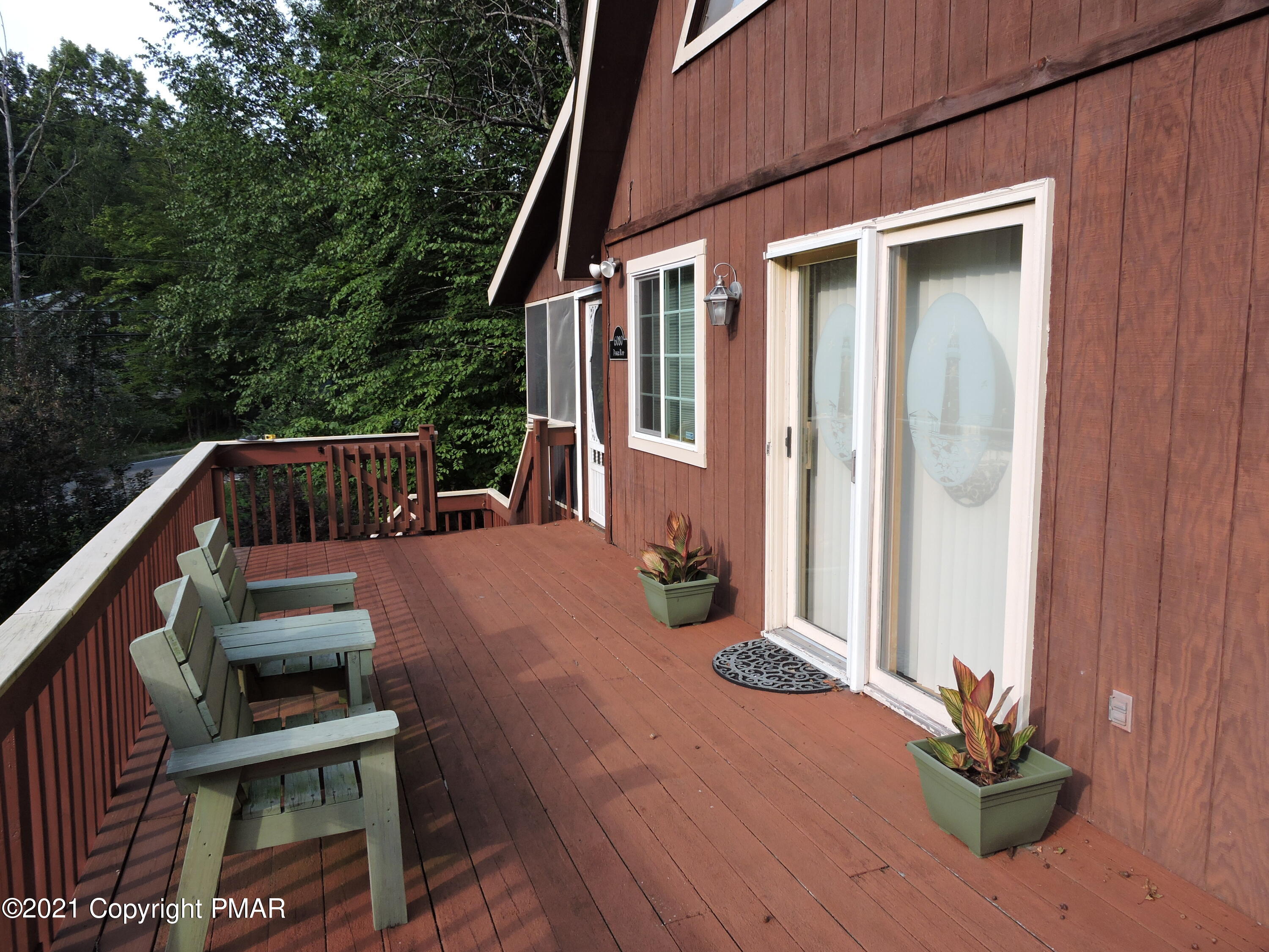 6080 Decker Road Bushkill, PA 18324 - Photo 8 of 48 Alternate Front Deck View