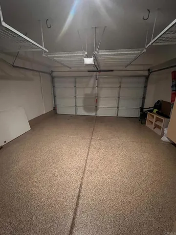 a view of a room with racks