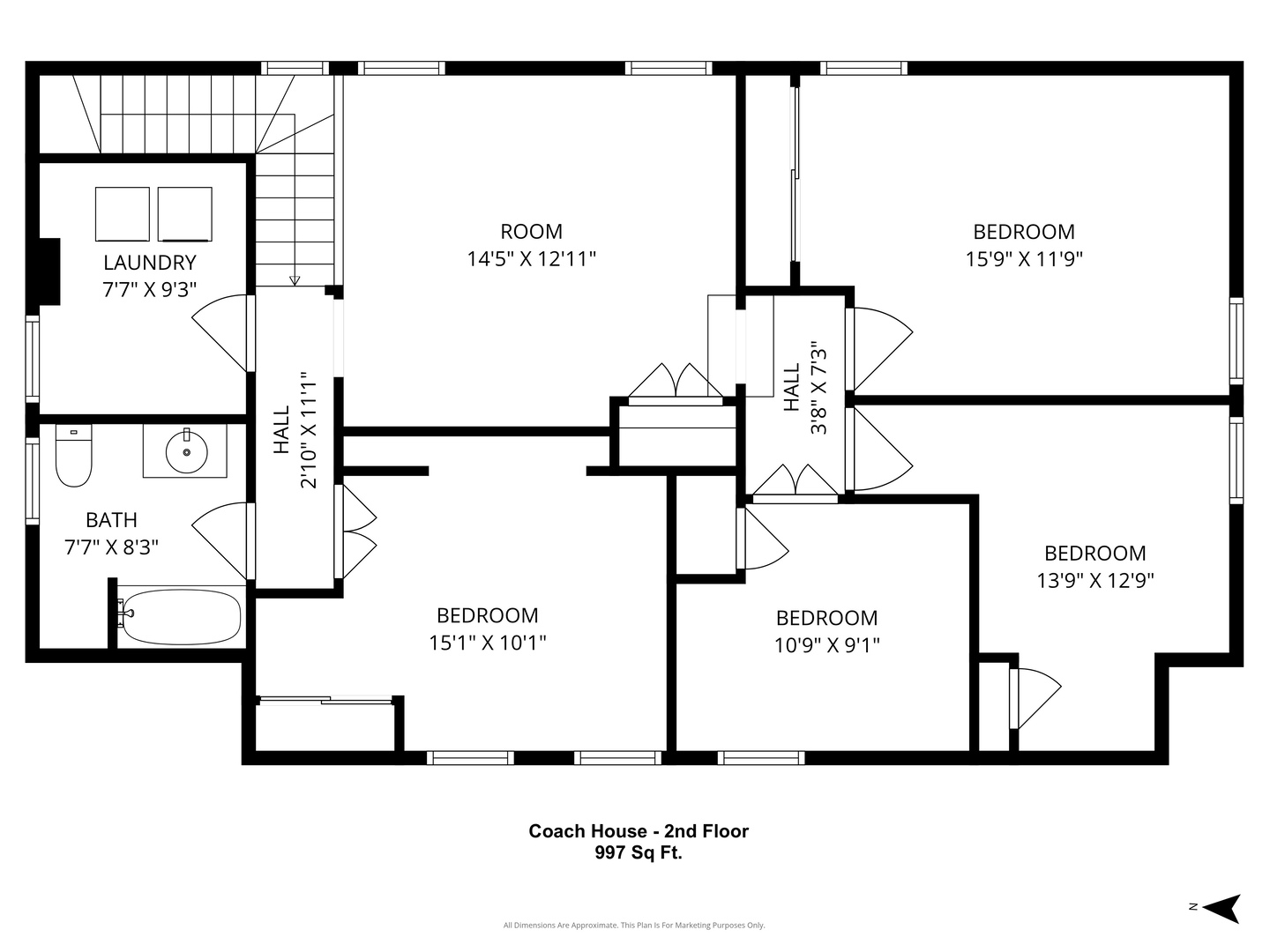 1235 Ridge Avenue Evanston, IL 60202 - Photo 36 of 36 a picture of a wall with a white sign and a refrigerator