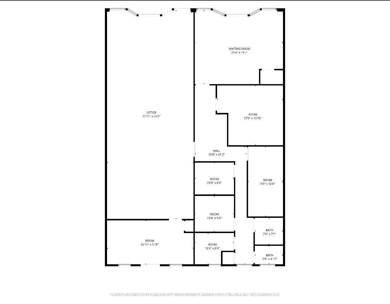 129 South Fulton Street Wharton, TX 77488 - Photo 15 of 15 a picture of a floor plan