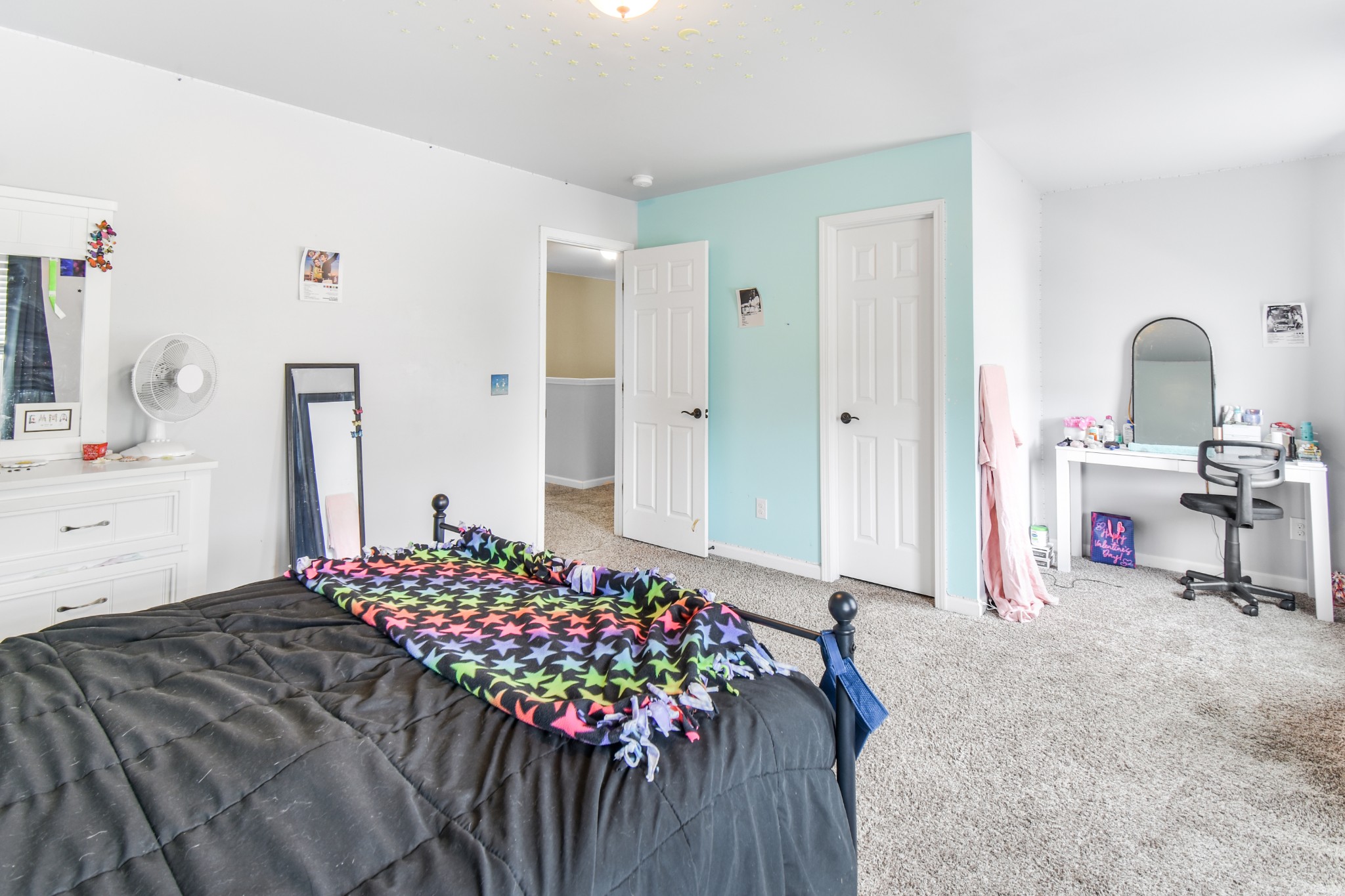 1407 Old Stone Road Lebanon, TN 37087 - Photo 29 of 45 a bedroom with bed and a large mirror