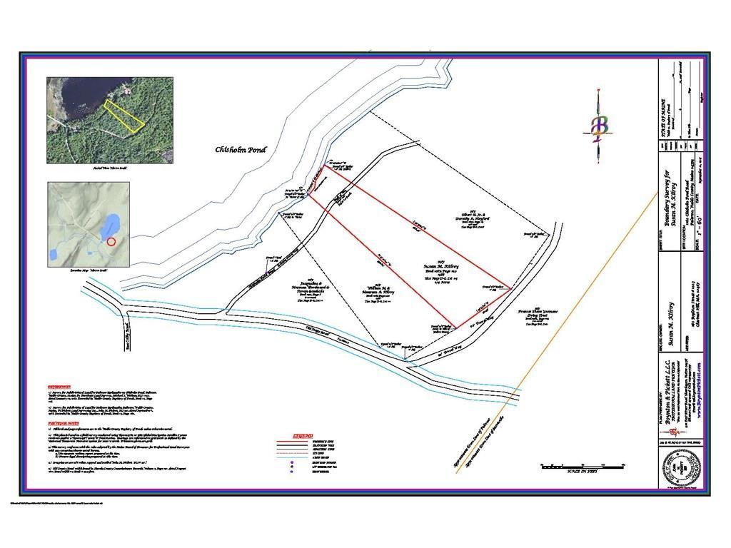 1260 Chisholm Pond Road Palermo, ME 04354 - Photo 3 of 8 Map of Land
