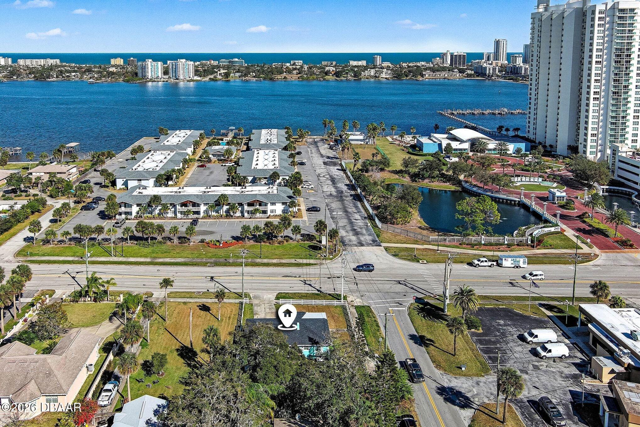 302 Riverside Drive Holly Hill, FL 32117 - Photo 23 of 23 a view of a city with an ocean