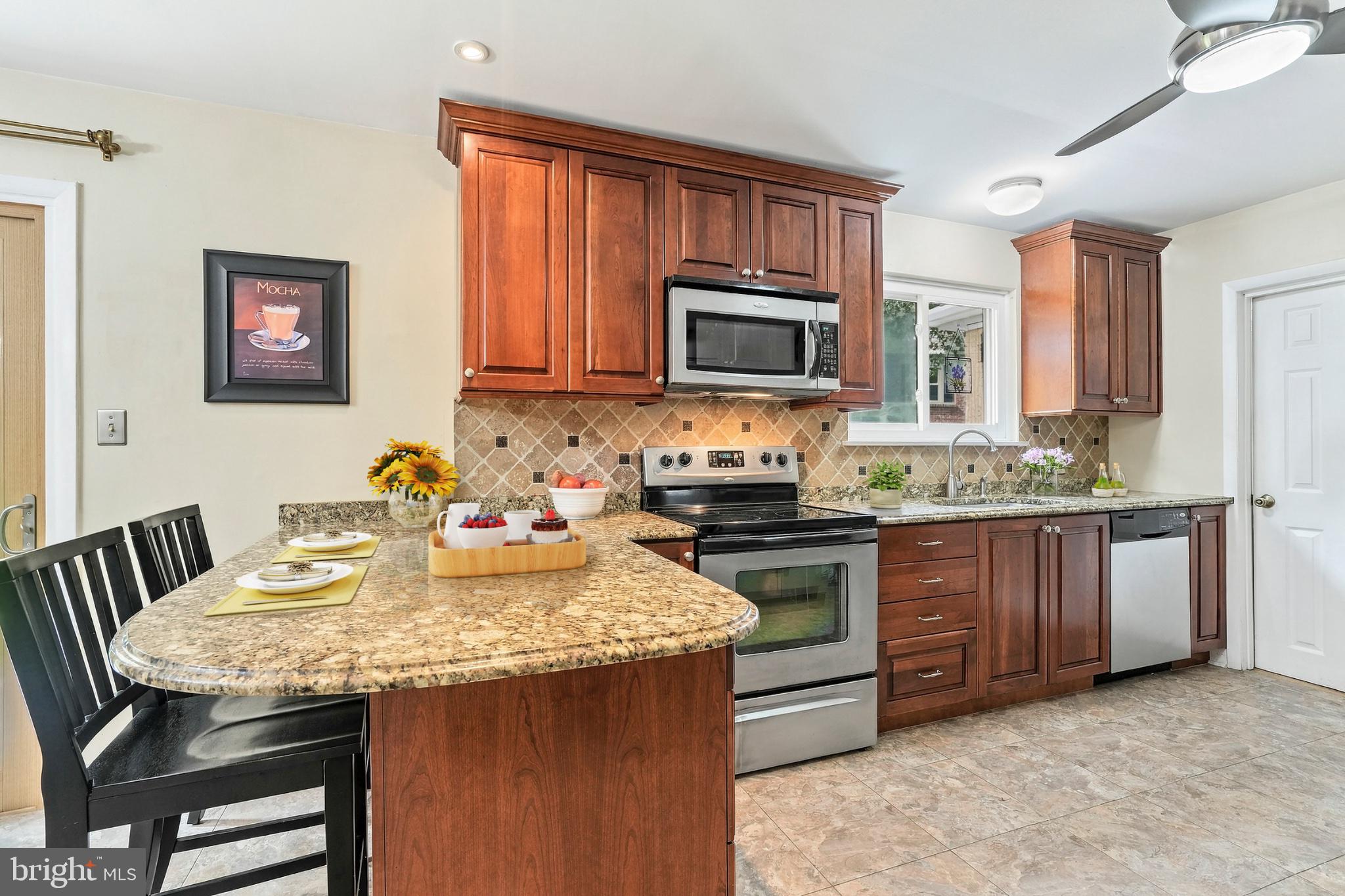 3203 Nottingham Road Norristown, PA 19403 - Photo 7 of 39 CUSTOM KITCHEN - HUGE!