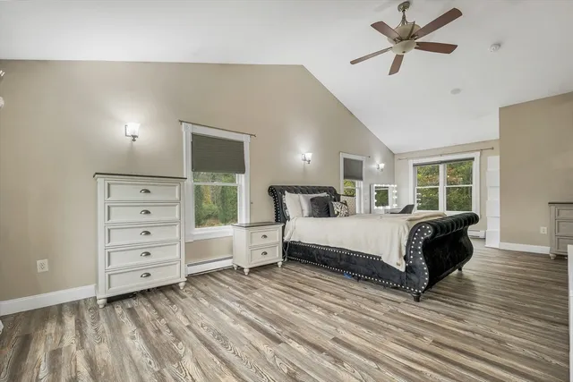a view of balcony with outdoor seating and wooden floor