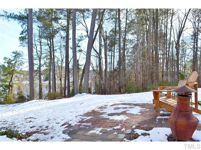 3325 Castlegate Drive Raleigh, NC 27616 - Photo 19 of 25 a view of a backyard of the house