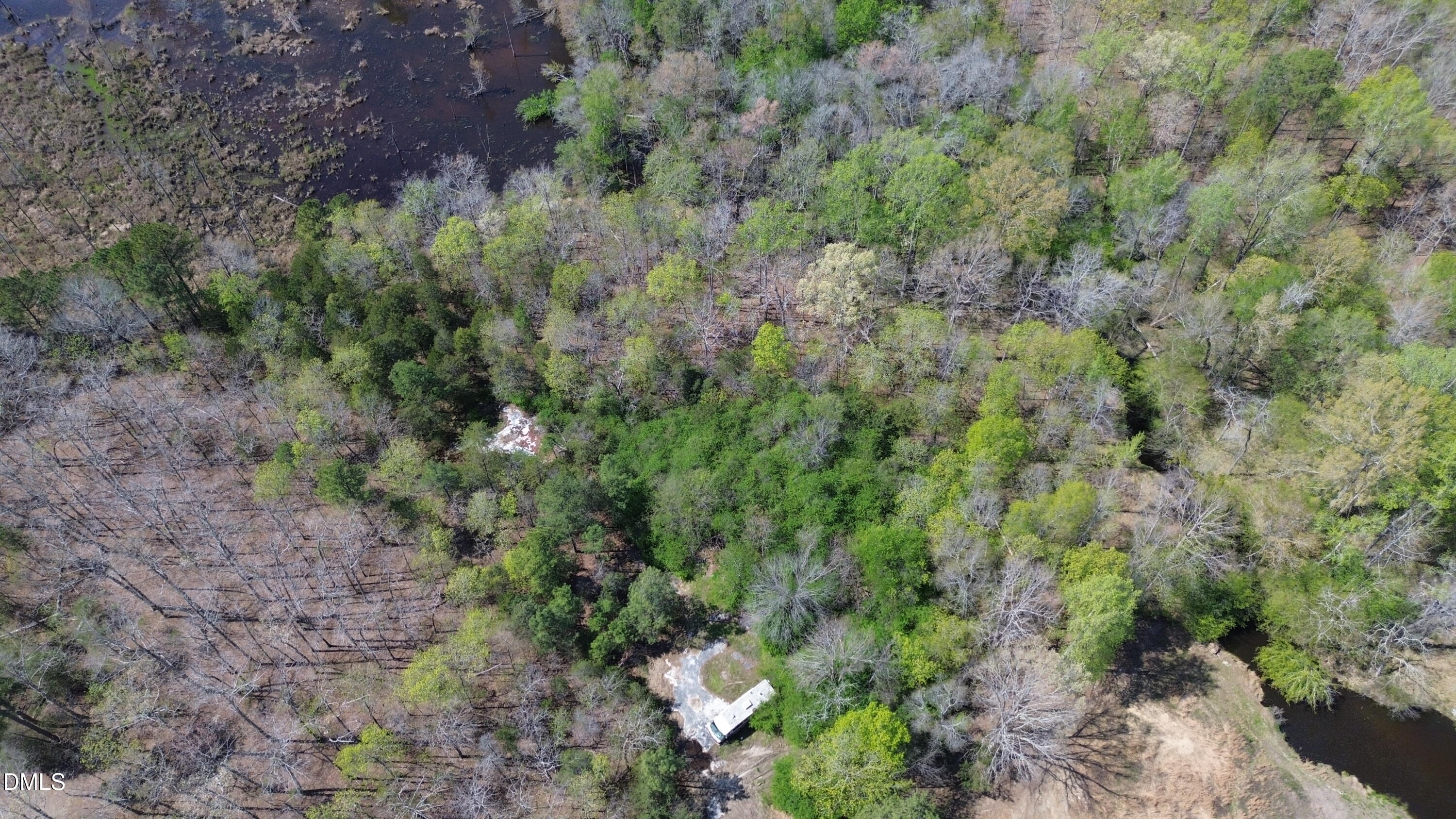 6614 Ridge Spring Road Zebulon, NC 27597 - Photo 2 of 9 a view of a forest with a building