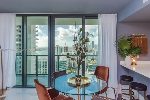 a view of swimming pool from a balcony