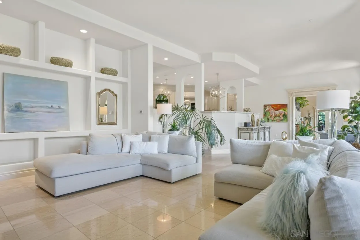 5305 La Crescenta Road Rancho Santa Fe, CA 92067 - Photo 36 of 64 New lighter and brighter paint. Family room is conveniently located off the kitchen