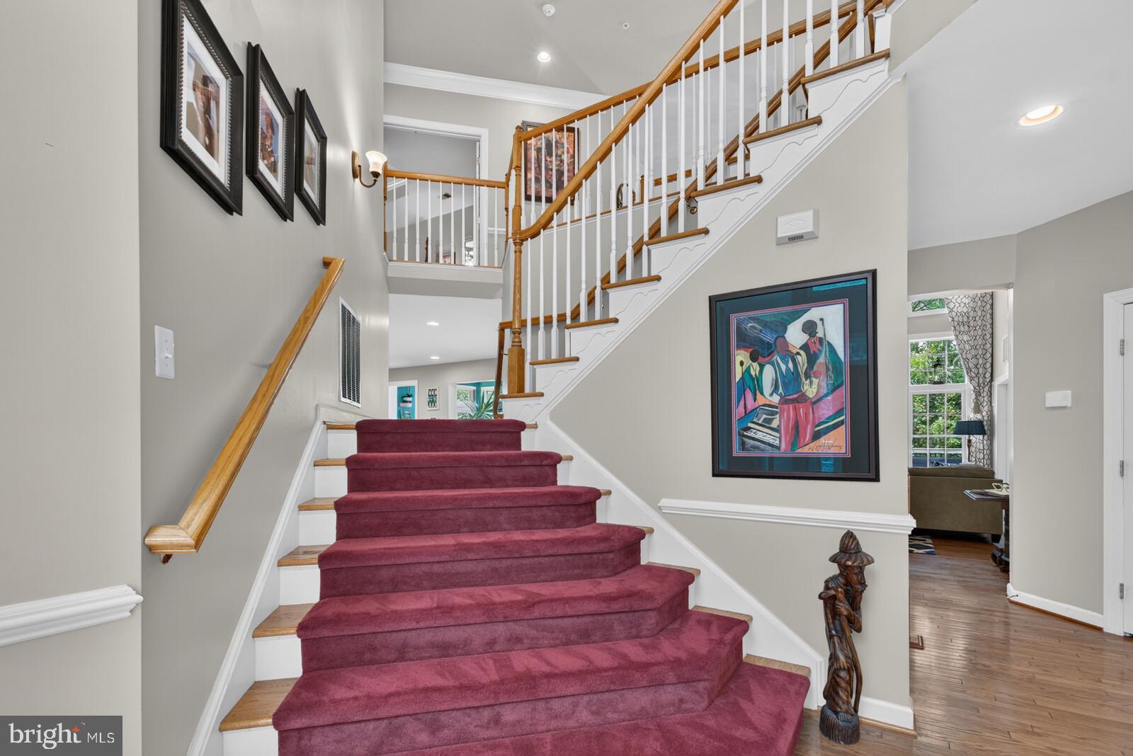 9451 Brink Road Gaithersburg, MD 20882 - Photo 30 of 57 Stairs with two mini-flights and landing