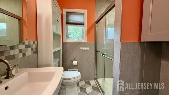 a close view of closet